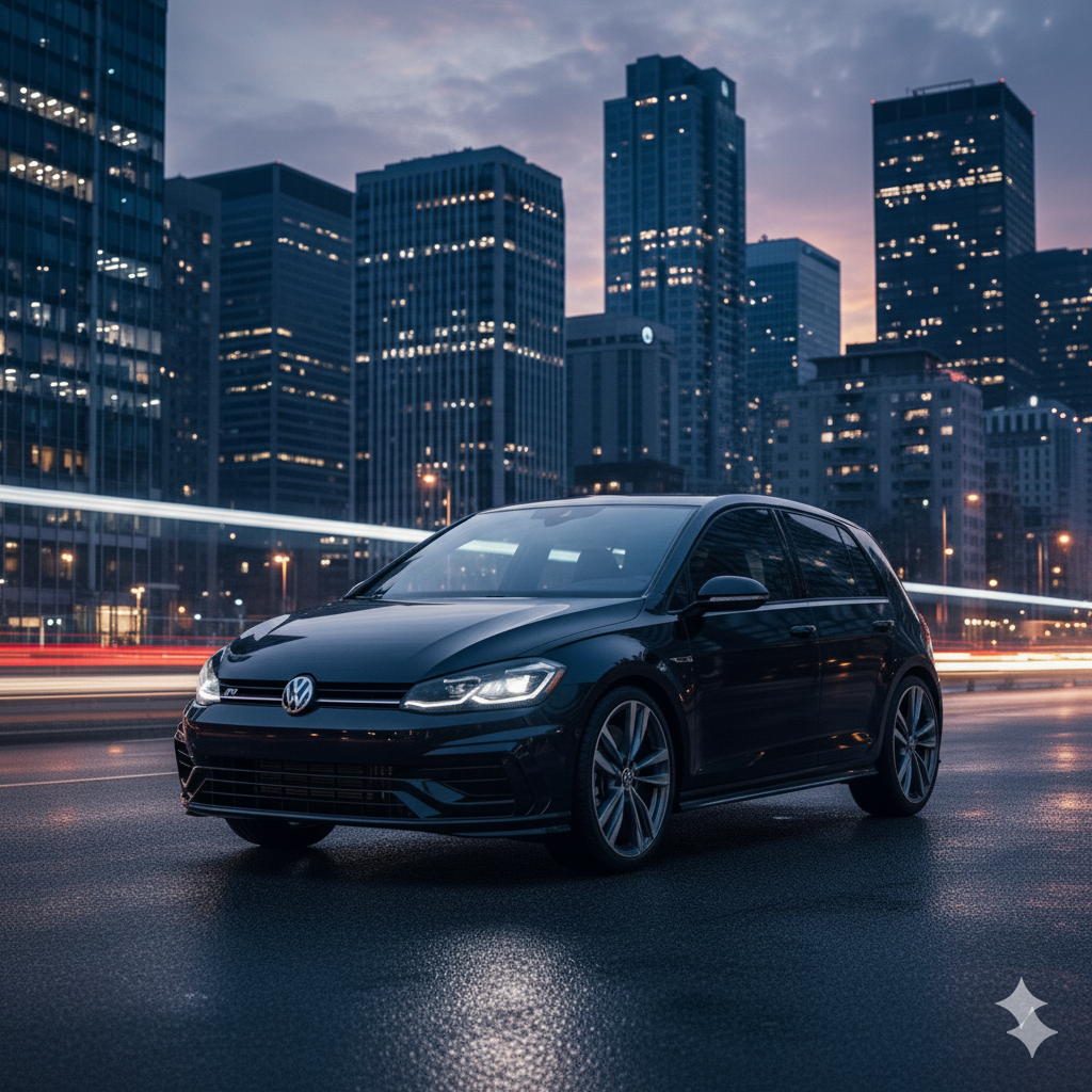 Vehículo recién pintado con acabado impecable